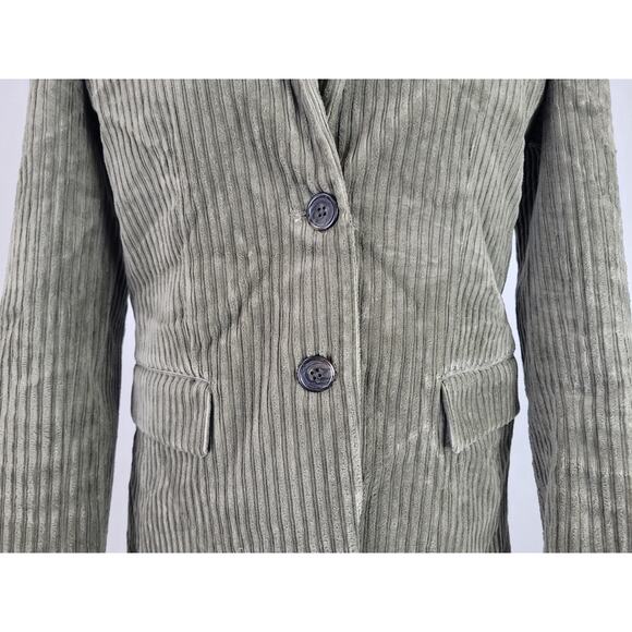J.Crew Green Corduroy Blazer Jacket Sz 6 - Picture 2 of 10